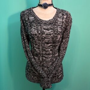 SO Dark blue & White Knit Sweater